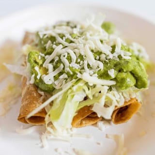 Three Rolled Beef Tacos
